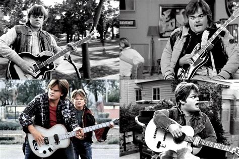 Jack Black Playing A Guitar As Marty Mcfly In Back To Stable Diffusion