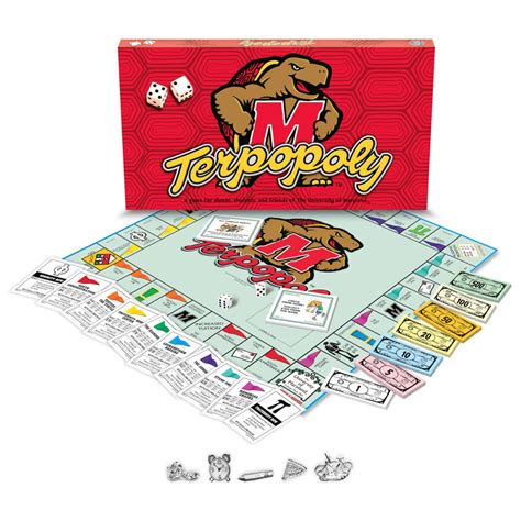 University Of Maryland Terp Opoly Monopoly Style Board Game Toysrus