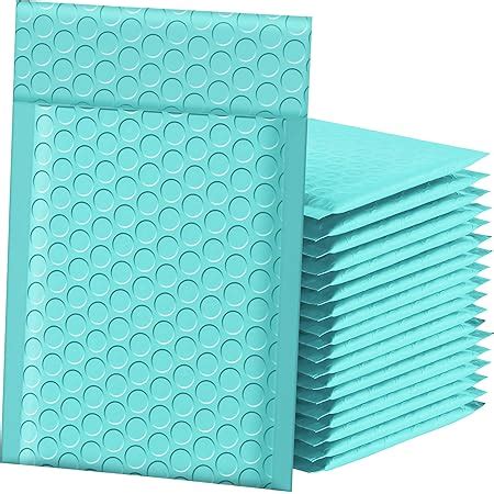 Amazon GSSUSA Teal Bubble Mailer 6x10 Poly Bubble Mailer 50 Pcs