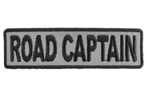 Road Captain Patch 35 Inch Reflective Ranks Titles Nicknames