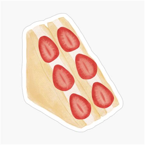 Fruit Sandwich Pattern Sticker For Sale By Owliedesign Fruit