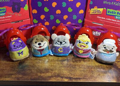 Chuck E Cheese Full Set Of Cutie Beans Series By Fiesta Brand