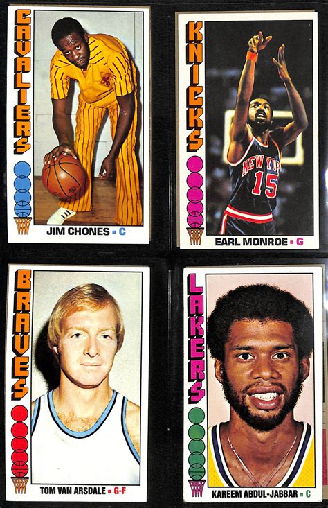 Lot Detail - 1976-77 Topps Basketball Complete Set of 144 Cards w