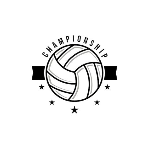 Premium Vector Vector Volleyball Logo Template