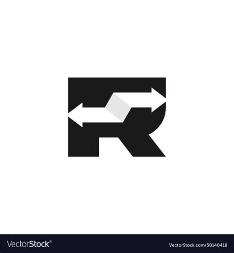 R logo Royalty Free Vector Image - VectorStock