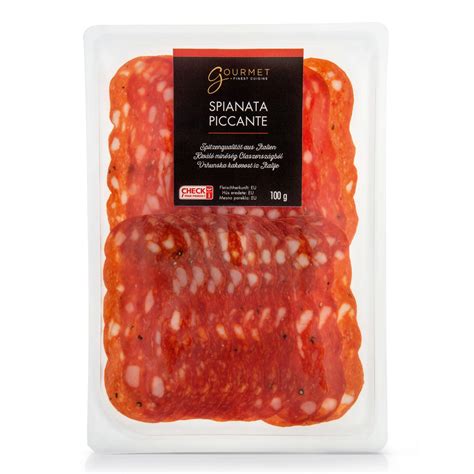 Gourmet Italienische Salamispezialität Salami Spianata Piccante Hofer