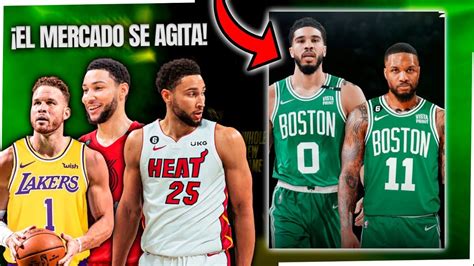 Tatum Quiere A Damian Lillard En Boston Celtics Ben Simmons A Miami