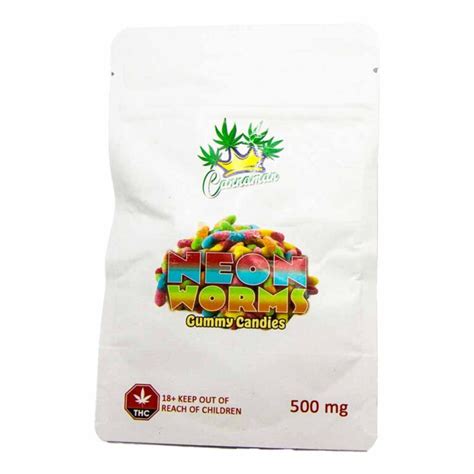 Buy Neon Worms Gummy Candies - The Canadian Cannabis Club