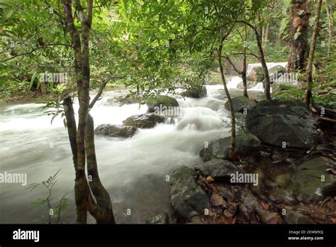 Stream At Serian Town Kuching Sarawak Malaysia Borneo Stock Photo