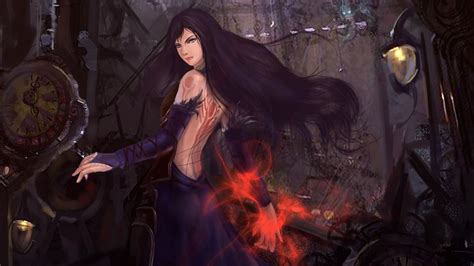 Wallpaper Video Games Fantasy Art Anime Black Hair 43 OFF