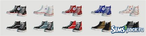 Скачать кеды Converse от Dreamteamsims для Симс 4