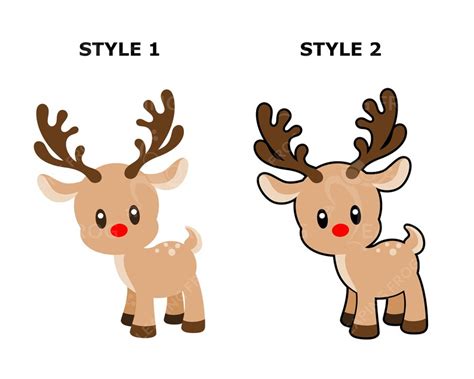 Rudolph SVG. PNG. Cricut Cut Files Layered Files. Silhouette - Etsy