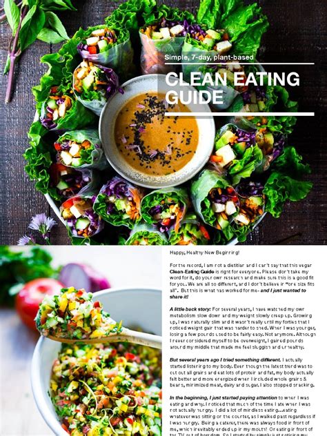 7 Day Clean Eating Guide | PDF