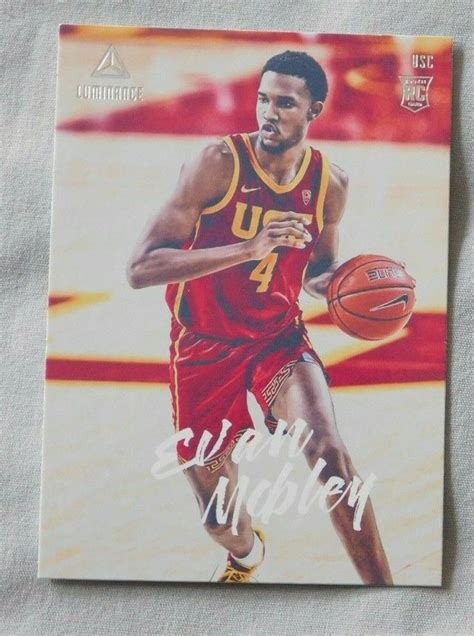 Panini Chronicles Draft Picks Luminance Evan Mobley Rc Ebay