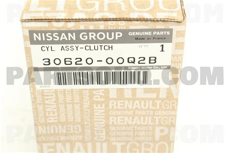 CYLINDER ASSY CLUTCH OPERATING 3062000Q0J Nissan Parts PartSouq