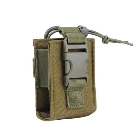 Vert Pochette Tactique Molle Pour Walkie Talkie Sac De Rangement