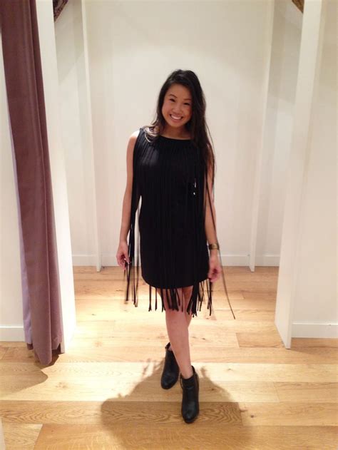 Editor Madelyn Chung Tries On A Kate Moss X Topshop Dress Top Shop