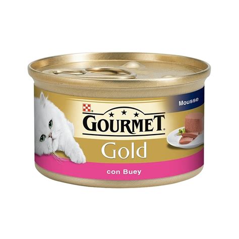 Pack 24 Uds Purina Gourmet Gold Alimento Para Gatos Mousse Con Buey