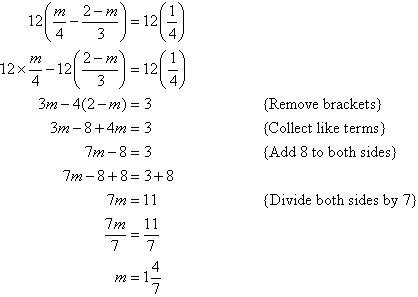 How To Solve Linear Equations Involving Fractions - Tessshebaylo