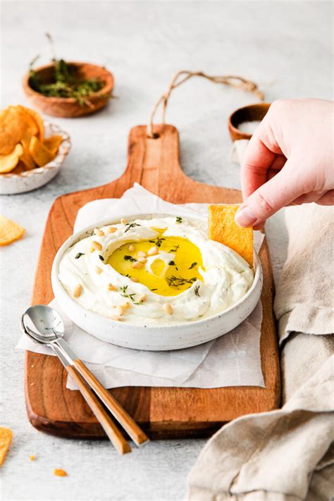 Roasted Garlic Whipped Feta Nutmeg Nanny