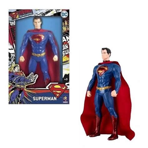 Boneco Articulado 45 Cm Dc Comics Super Man Super Homem Mimo Submarino