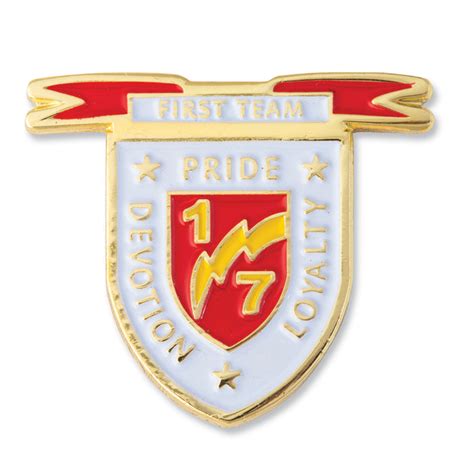 1st Battalion 7th Marines Pin — Sgt Grit