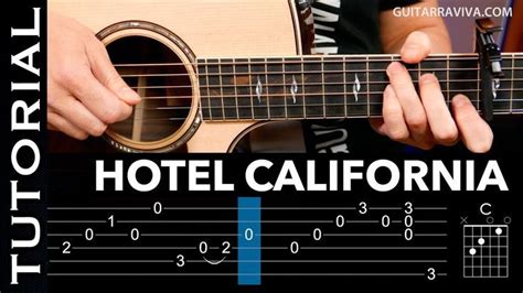 Cómo Tocar Hotel California En Guitarra Acústica Arpegios Y Acordes Por