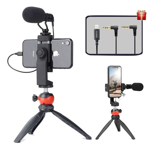 Eachshot Smartphone Vlogging Kit With Microphonetripod Dongle