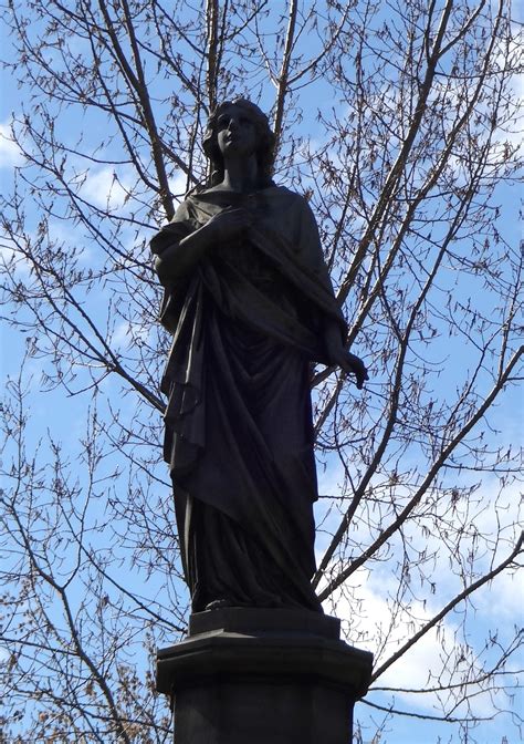 Free Images Sky Woman Monument Statue Cemetery Outdoors