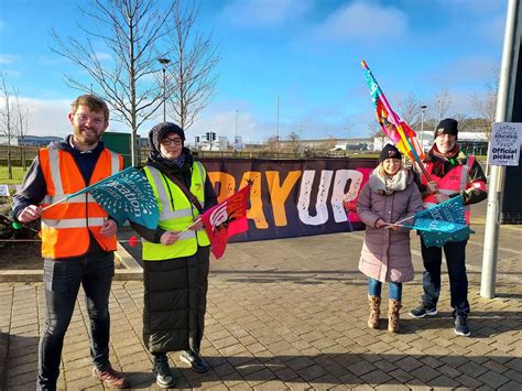 Suffolk Neu Teachers Take To Picket Lines Including In Bury St Edmunds