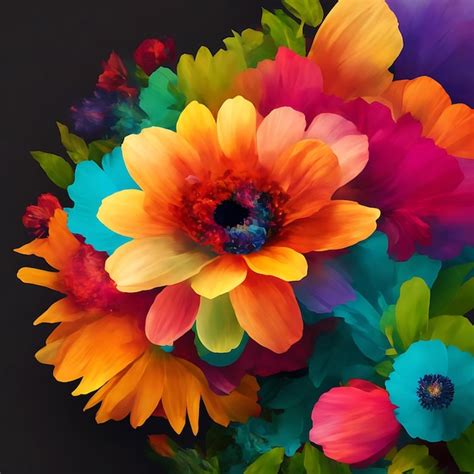 Premium Ai Image Beautiful Flower Background And Wallpaper Generative Ai