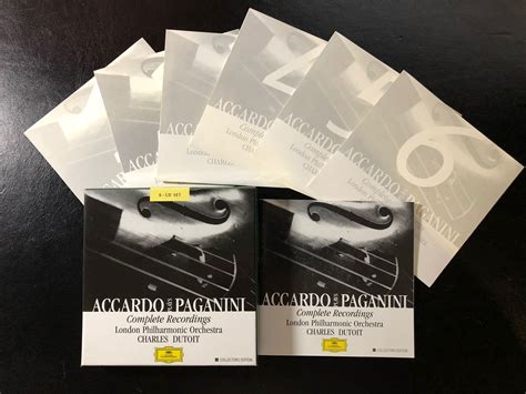 Accardo Plays Paganini DG Collector Edition Box Set TV Home