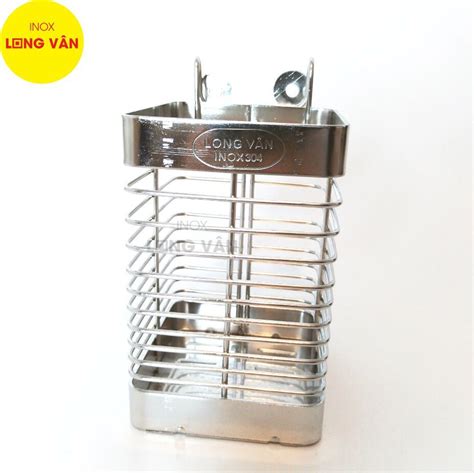 Ống đũa Inox 304 1 Ngăn 8x9x15 Cm ống đựng Muỗng Thìa đũa Phòng Bếp