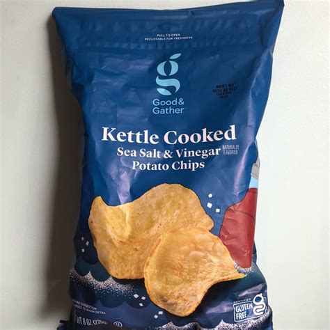 Good And Gather Kettle Cooked Sea Salt And Vinegar Potato Chips Review Abillion