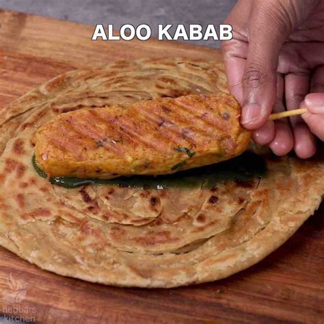 Laccha Paratha Veg Frankie Recipe Lachha Kathi Roll Layered Paratha