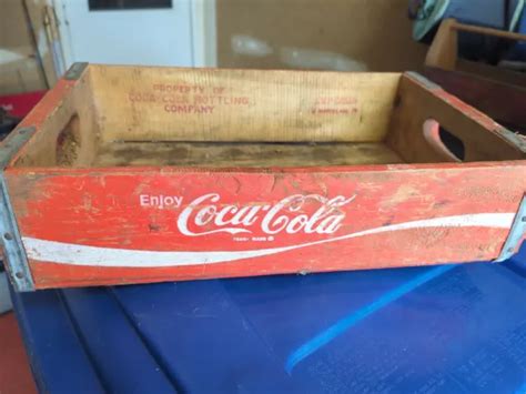 VINTAGE COCA COLA Wooden Wood Crate Carrier Red Flour City Mlps Minn