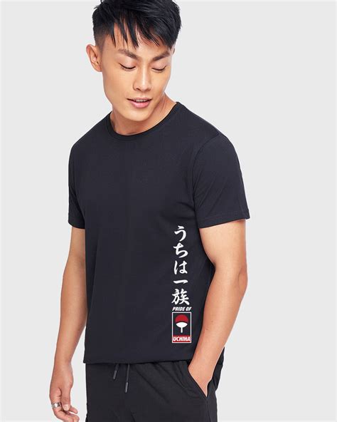 Buy Men S Black Itachi Of The Sharingan Graphic Printed T Shirt Online