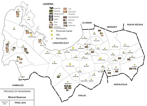 Mineral Reserves Map Pangasinan Provincial Planning And Development