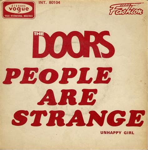 The Doors People Are Strange 1967 Vinyl Discogs