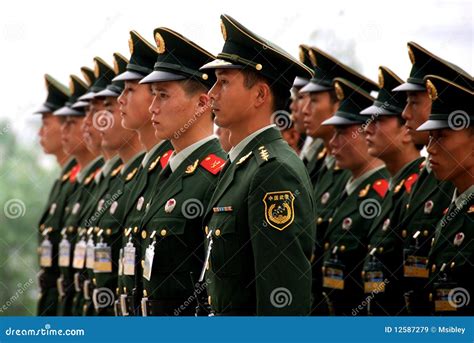 Peoples Armed Police Of China Parade Editorial Stock Image - Image ...