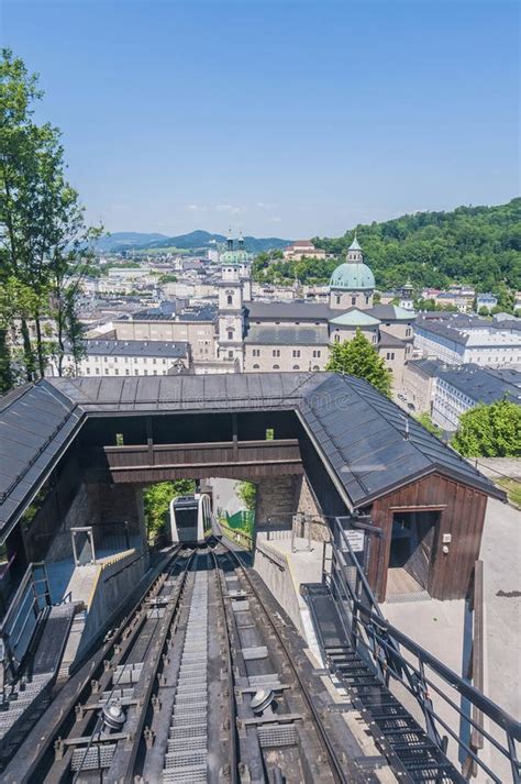 Festungsbahn In Salzburg Sterreich Stockbild Bild Von