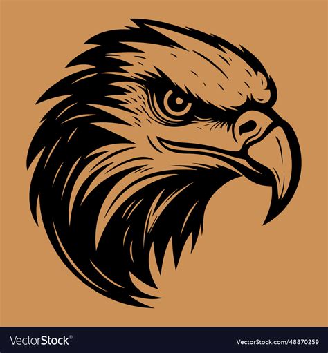 Eagle head logo Royalty Free Vector Image - VectorStock