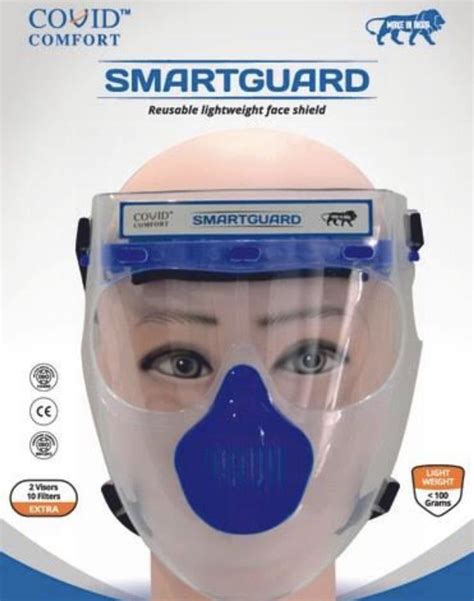 Plastic Safeguard Face Shield at Rs 300 in Ahmedabad | ID: 23344196888