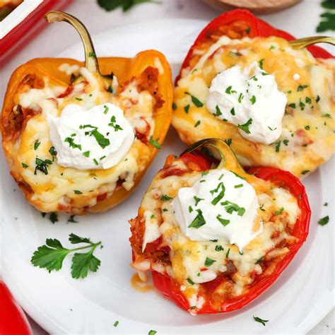 Mexican Stuffed Peppers Recipe Video Sweet And Savory Meals