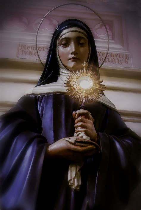 Saint Clare Of Assisi Clare Of Assisi St Clares Catholic Images