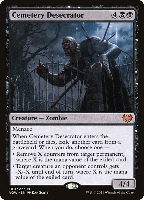 Cemetery Desecrator · Innistrad Crimson Vow Vow 100 · Scryfall