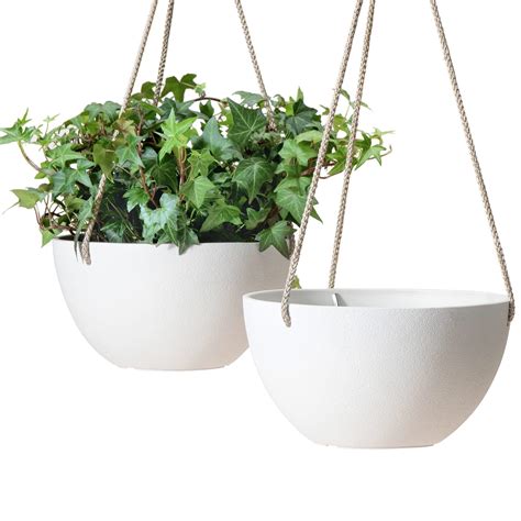 Buy La Jolie Muse White Hanging Er Basket Cm Indoor Outdoor