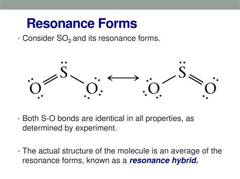 Resonance Structure For So2