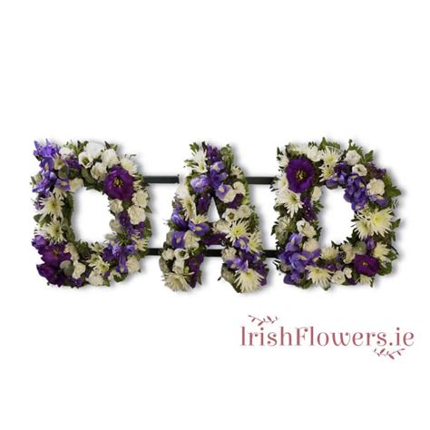 Funeral Tribute – ‘Dad’ – Leixlip Florist | IrishFlowers.ie A flower ...