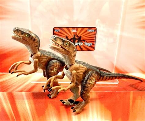 Jurassic Park Velociraptor Raptor Jp03 Figure Vintage 1993 Kenner ~ Lot Of 2 Ebay